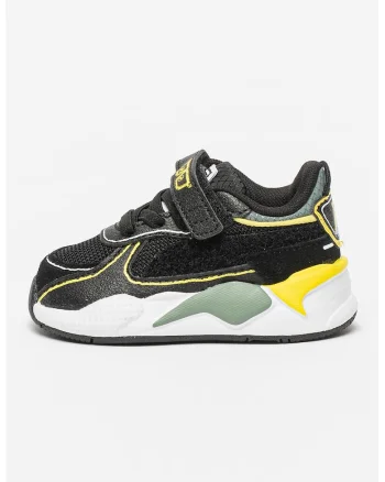 Pantofi sport cu garnituri de piele si velcro RS-X Spongebob