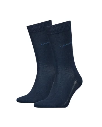 Set de sosete lungi unisex din amestec de lyocell - 2 perechi, Bleumarin