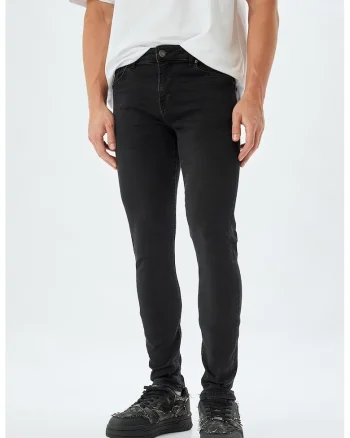 Blugi skinny Michael, Negru