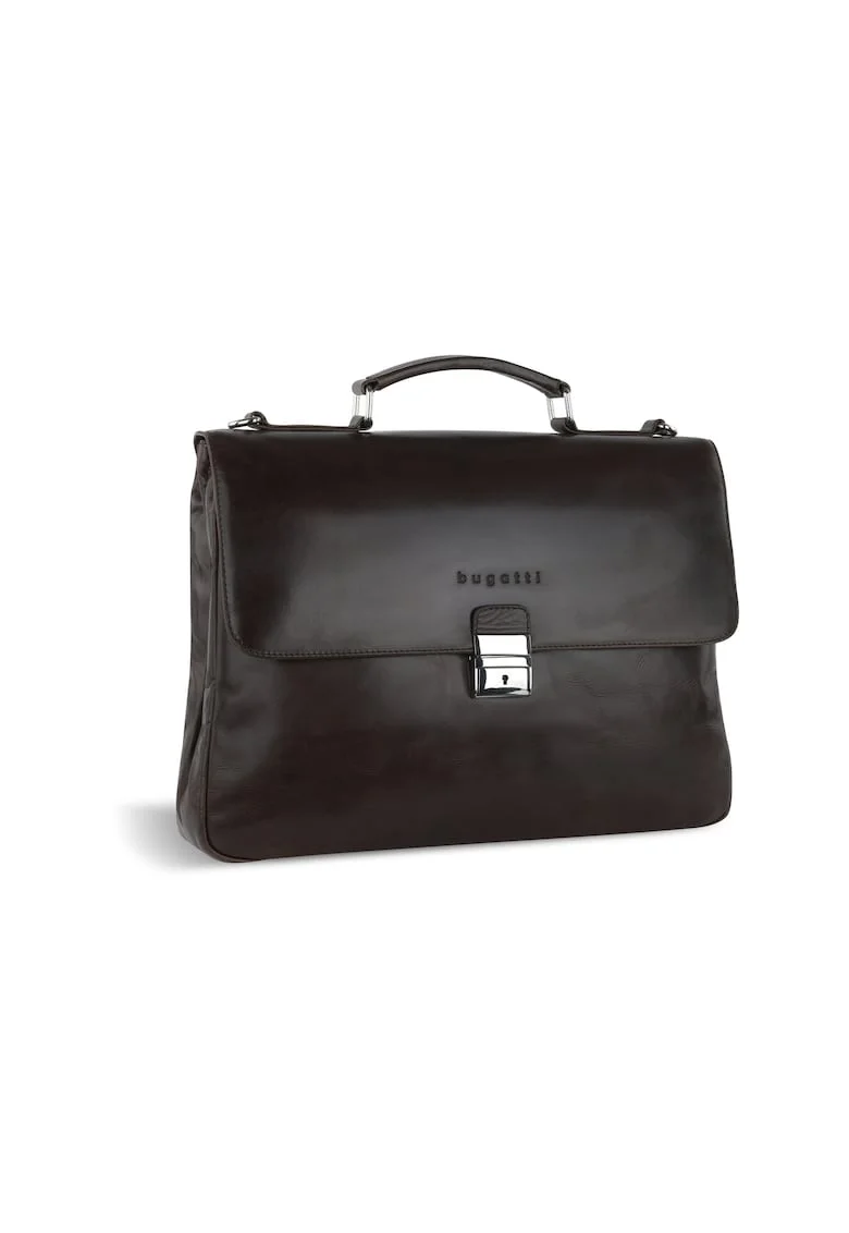 Servieta business laptop 13",  seria Romano, 493991, Maro inchis lucios