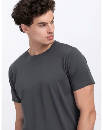 Tricou unisex de bumbac, Gri antracit