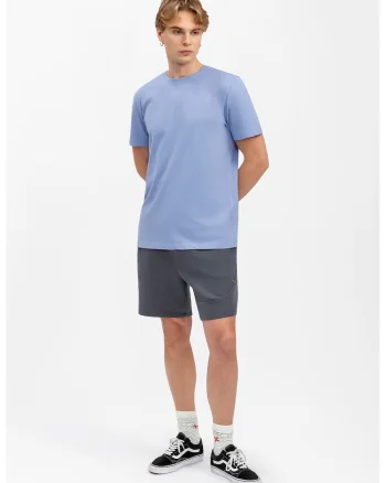 Tricou unisex de bumbac, Albastru azur