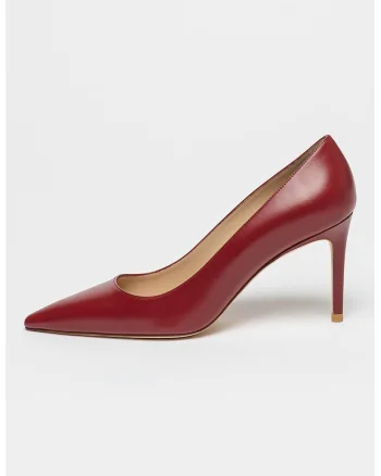 Pantofi de piele 85 Pump, Visiniu