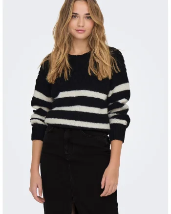 Pulover cu maneci raglan, Alb/Negru stins