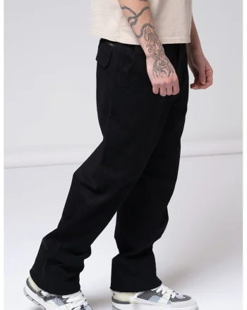 Pantaloni regular-fit, Negru