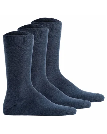 Set de sosete unisex - 3 perechi, Albastru