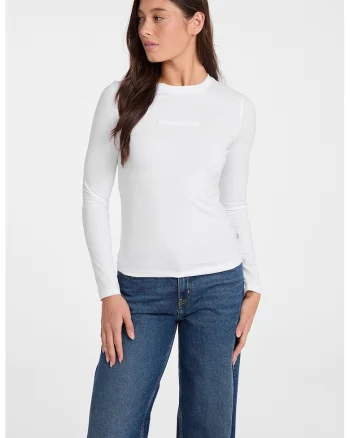 Bluza slim-fit, Alb