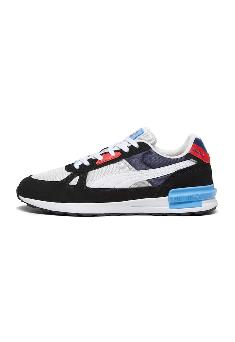 Pantofi sport Graviton Pro, Alb/Negru/Bleumarin