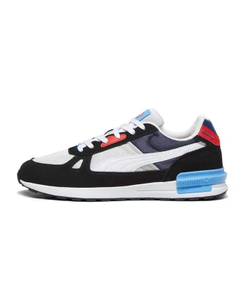 Pantofi sport Graviton Pro, Alb/Negru/Bleumarin