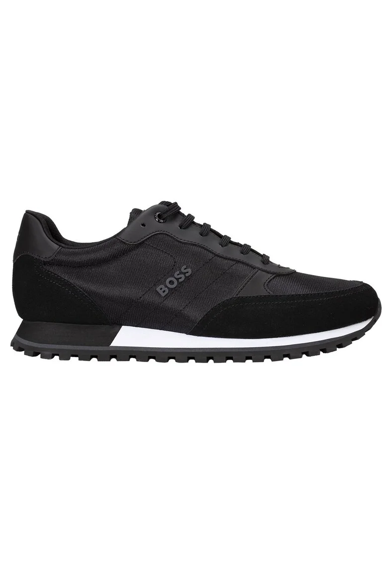 Pantofi sport cu detalii de piele intoarsa Parkour-L Runn 15219, Negru