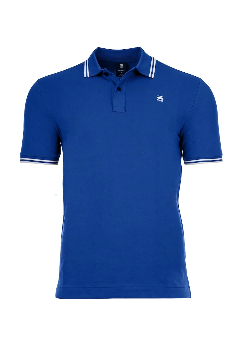 Tricou polo slim fit Dunda, Albastru royal
