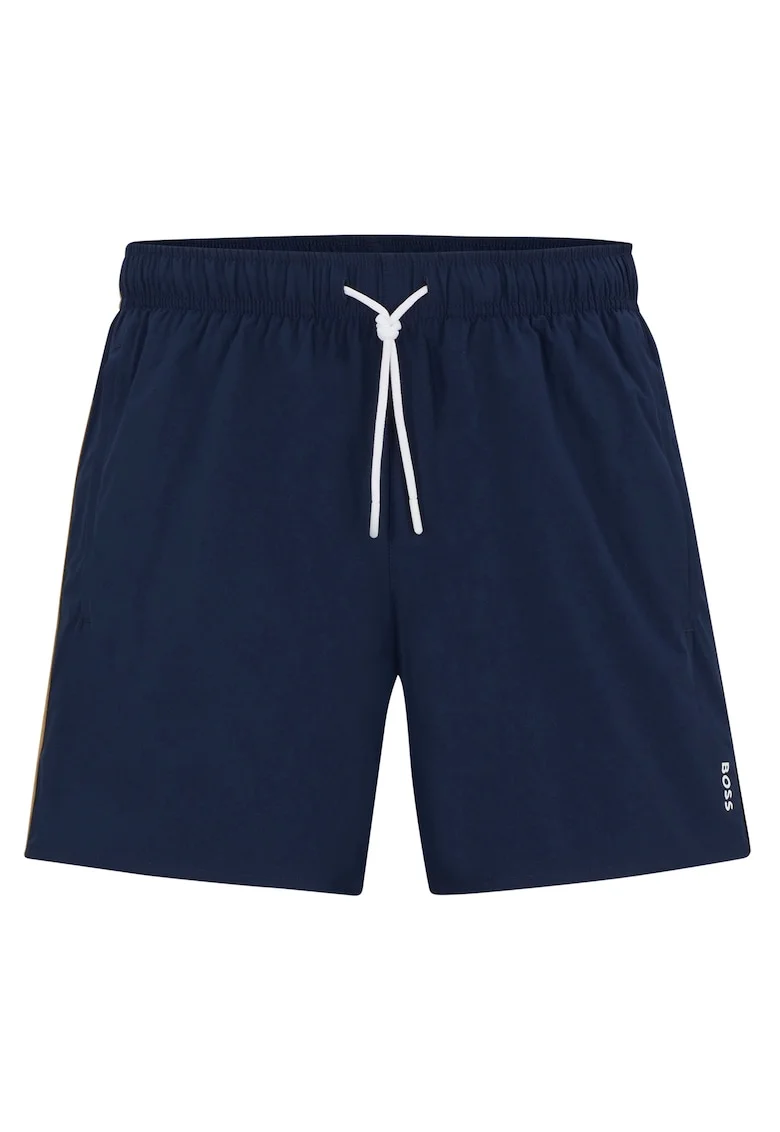 Pantaloni scurti de baie cu snur Iconic, Albastru