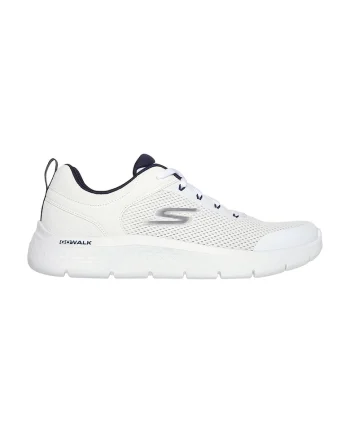 Pantofi sport cu garnitura de piele ecologica GO WALK® Flex - Independent, Alb