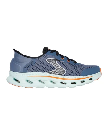 Pantofi sport din piele ecologica, Albastru prafuit