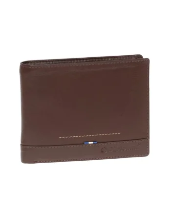 Portofel, Barbati, Piele Naturala, RFID Secure,  MN 111, Maro