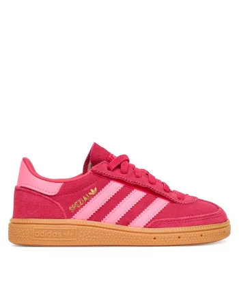 Pantofi sport copii,  Spezial, din piele naturala, roz, sistem inchidere Velcro