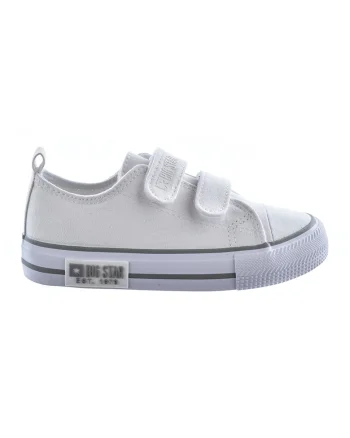 Tenisi din material textil cu velcro, Gri deschis/Alb murdar
