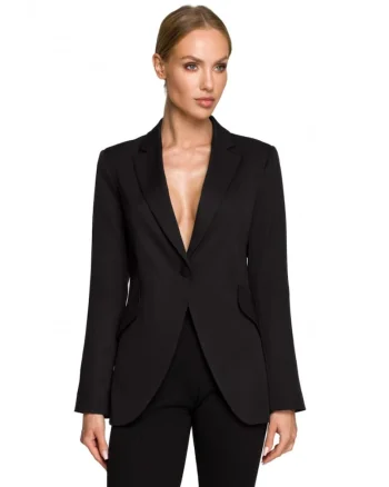 Sacou dama,  Poliester/Elastan, Negru1
