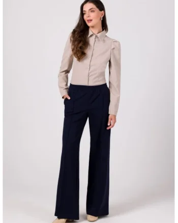 Pantaloni cu cusaturi pe crac,