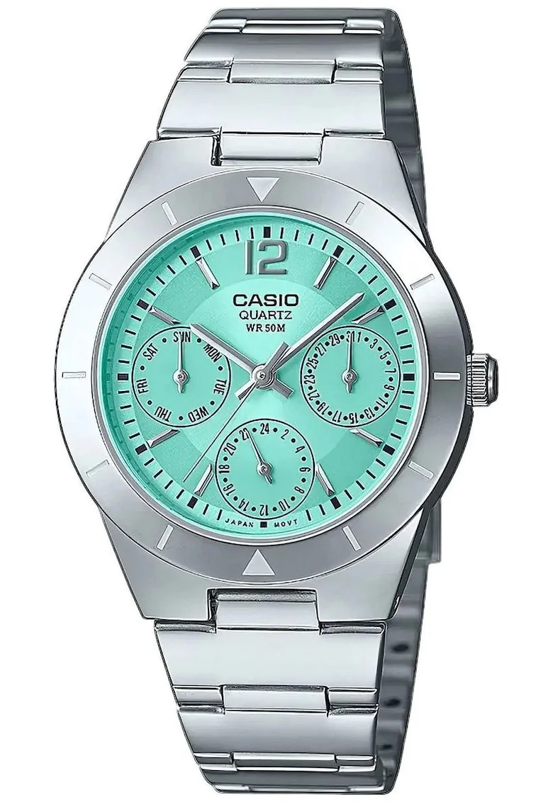 Ceas  Damski Quartz LTP-2069D-2A3VEF, Bratara Argintie, Rezistent la apa 5 ATM