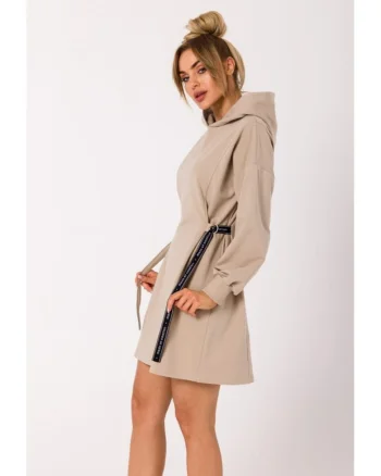 Rochie hanorac mini cu croiala oversize,