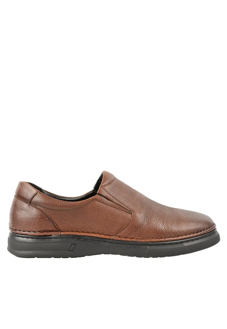 Pantofi casual, barbati,  B23118 maro, piele naturala, Maro
