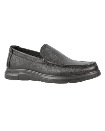  Pantofi casual, barbati,  J17 negru, piele naturala, Negru