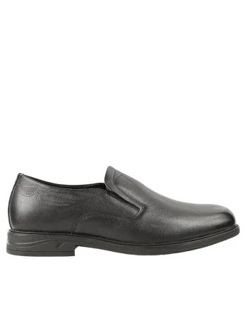 Pantofi casual, barbati,  W2600D negru, piele naturala, Negru