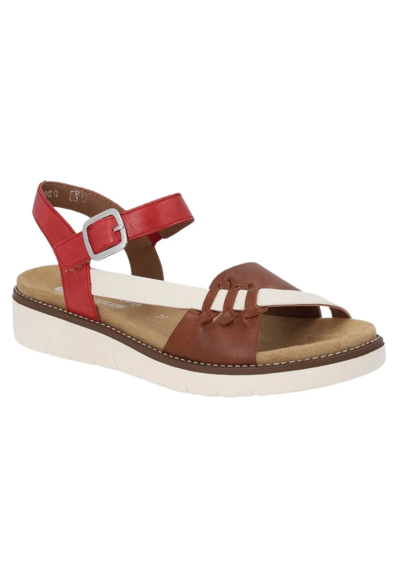 Sandale casual, dama,  D2071-24 maro, piele ecologica, Maro