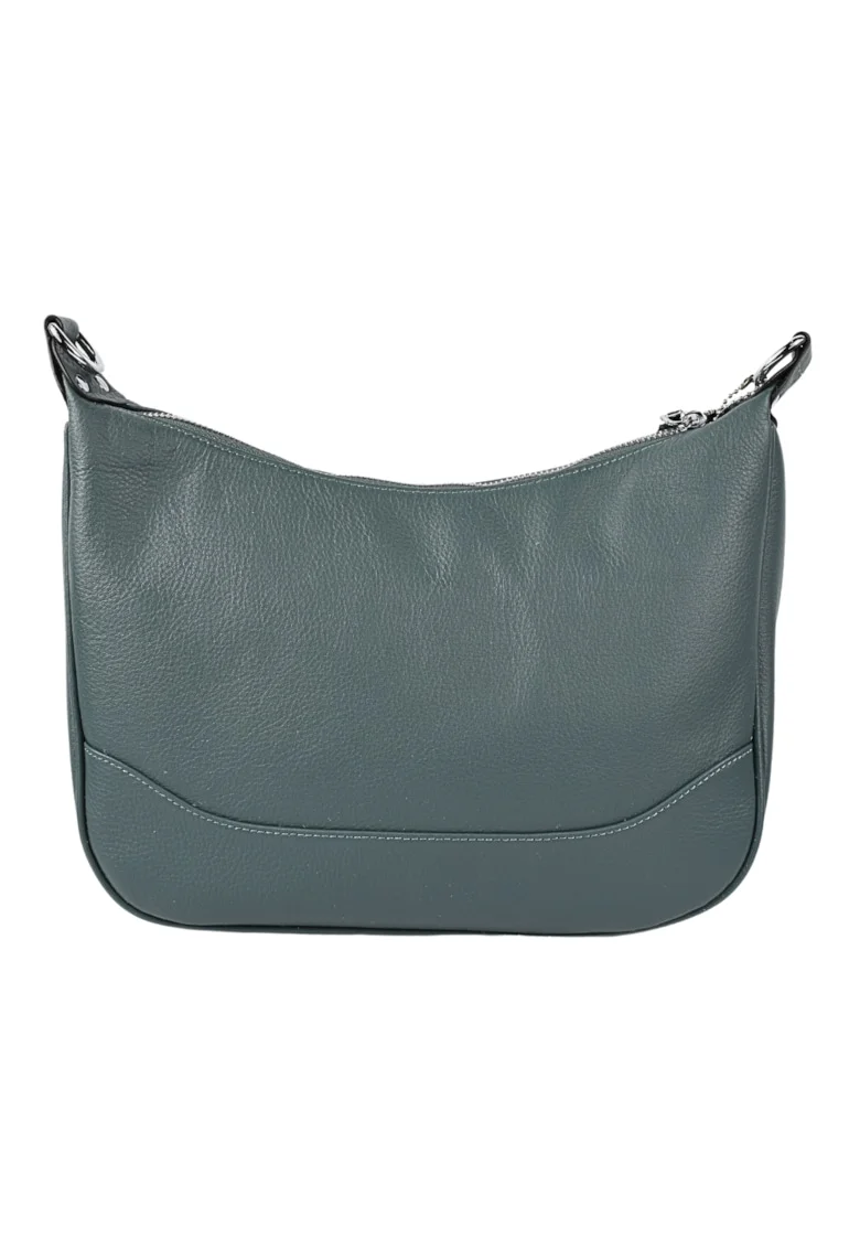 Poseta casual, dama,  68822, piele naturala, Bleumarin
