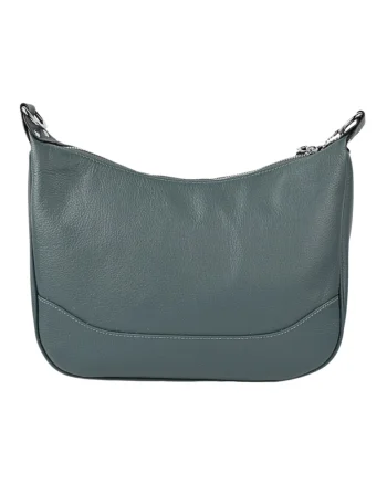 Poseta casual, dama,  68822, piele naturala, Bleumarin