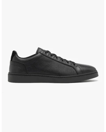 Pantofi sport din piele Ezra, Negru