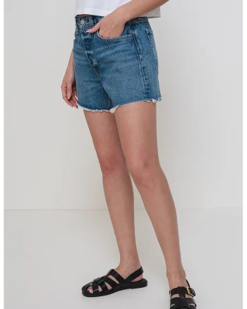 Pantaloni scurti din denim, Albastru inchis