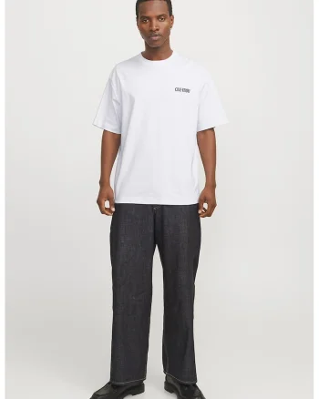 Tricou lejer de bumbac, Alb optic/Violet aubergine