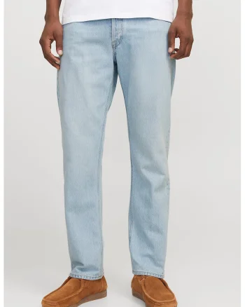 Blugi relaxed fit Chris, Albastru glaciar