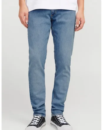 Blugi slim fit Evan 677, Albastru prafuit