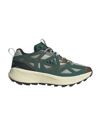 Pantofi sport wedge cu garnituri de piele intoarsa Kantai, Verde inchis