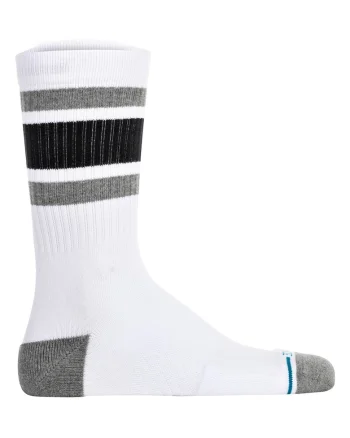 Sosete unisxex in dungi Stance, Alb/Negru/Gri
