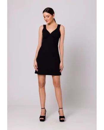 Rochie mini dama,  Elaice, Poliester, Negru, L, Negru