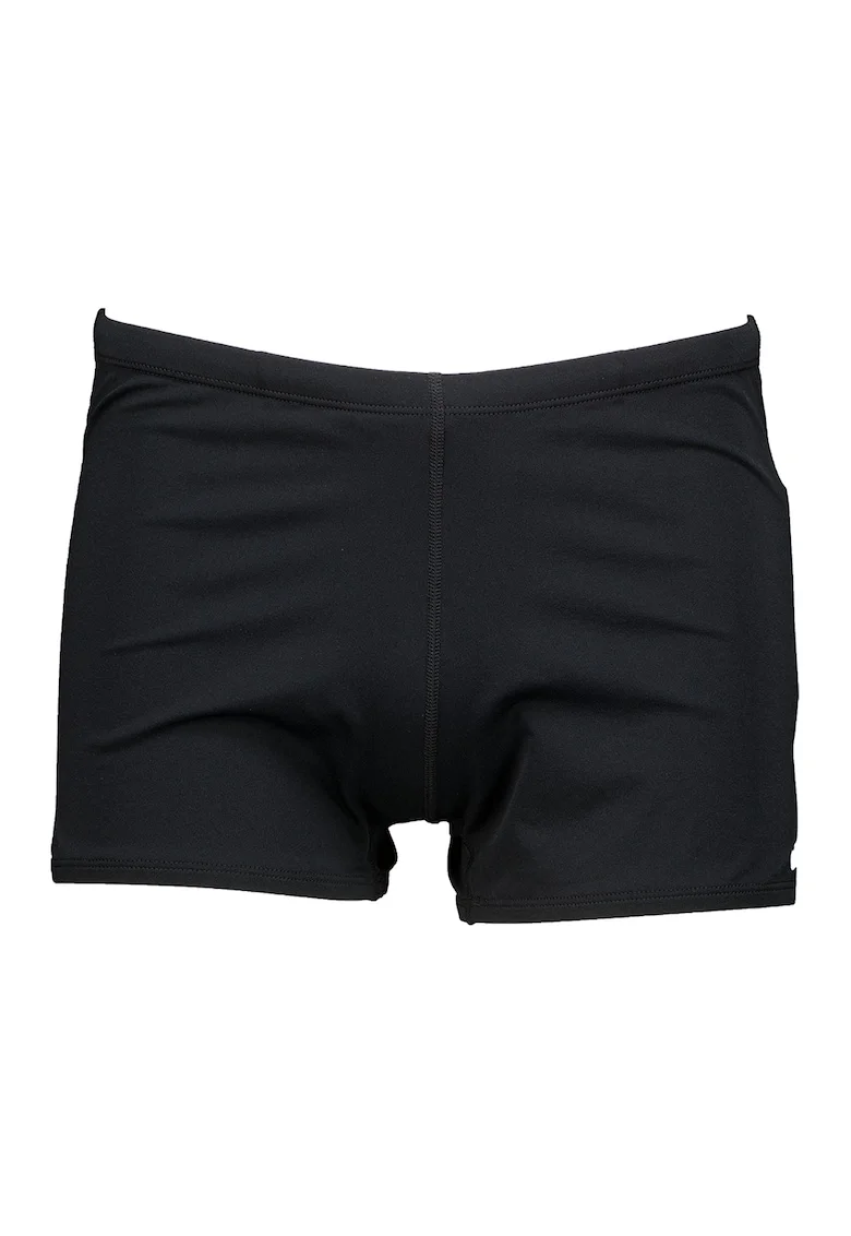 Pantaloni scurti de baie cu logo, Negru/Alb optic
