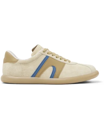 Pantofi sport de piele 27213 Pelotas Soller, Albastru deschis/Crem