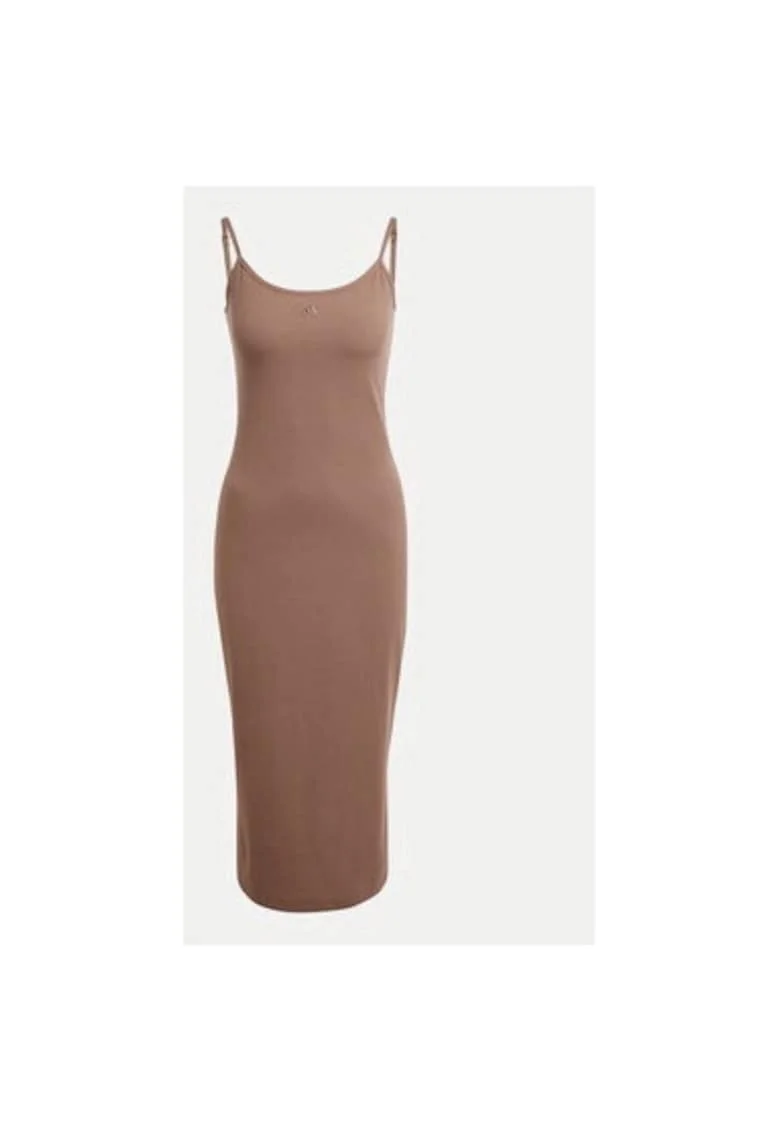 Rochie dama,  303899875, Viscoza/Bumbac/Elastan, Maro, Maro