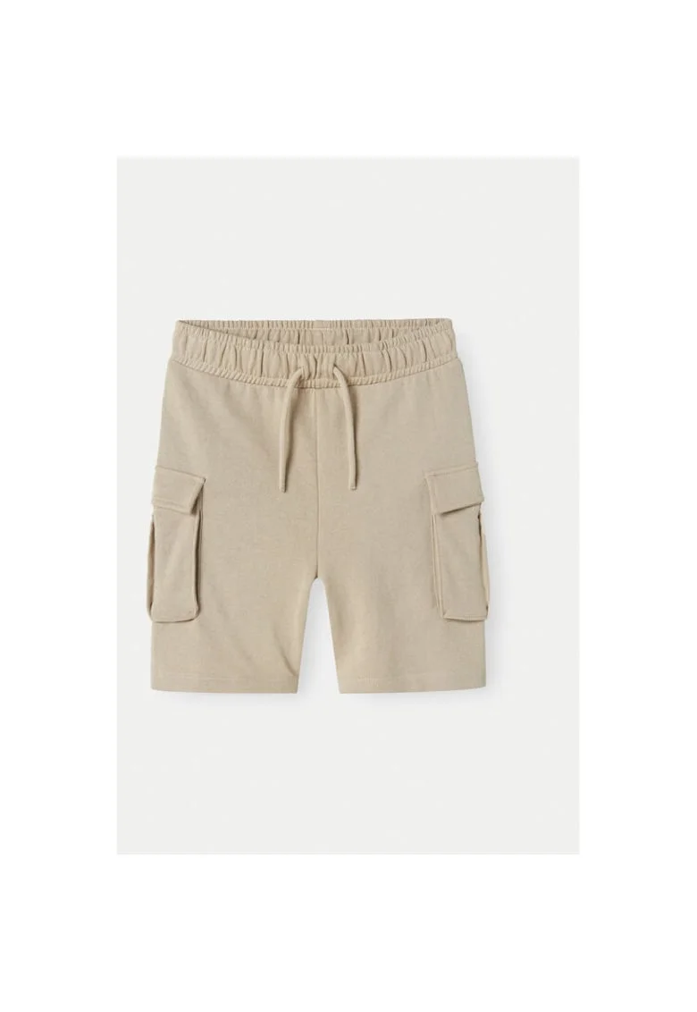 Pantaloni scurti baieti,  304938139, Bumbac/Poliester, Bej, Bej