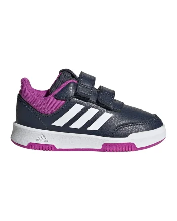 Pantofi sportTensaur 2.0 cu velcro, Alb/Albastru ultramarin/Roz fandango