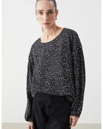 Bluza lejera, Gri inchis melange