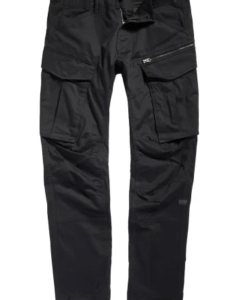 Pantaloni conici cargo Rovic, Negru