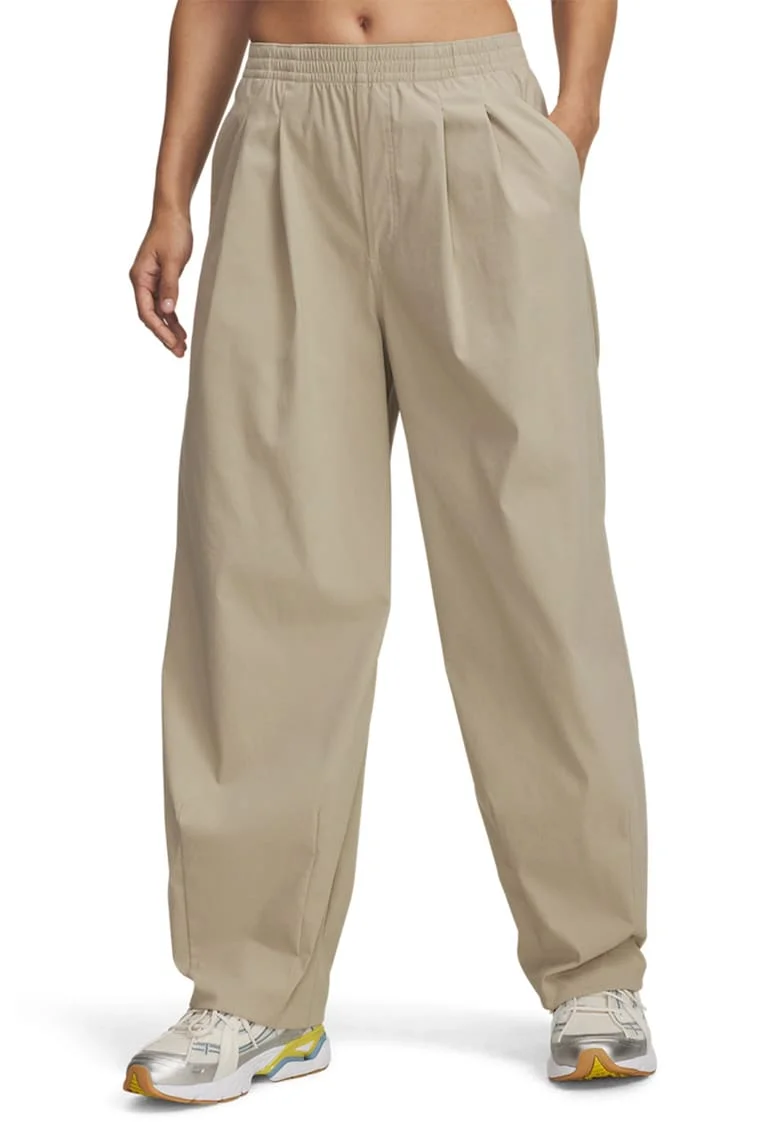 Pantaloni largi pentru antrenament Unstoppable, Bej inchis