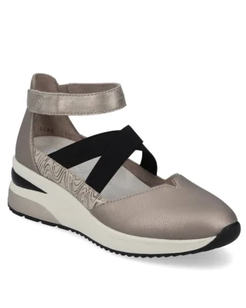 Pantofi de dama Remonte cu bareta Velcro la glezna D2411-90