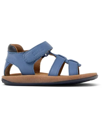 Sandale de piele cu velcro Bicho Bicho, Albastru