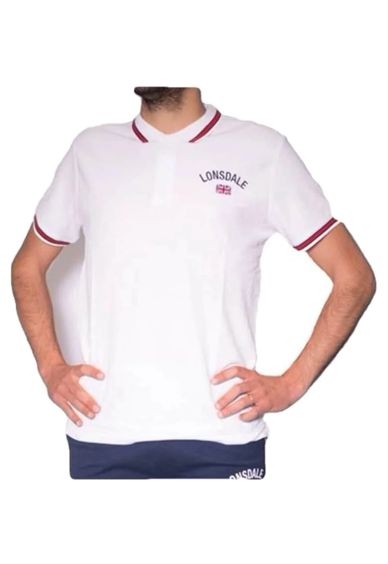 Tricou polo barbati model LOUPE21500, Alb